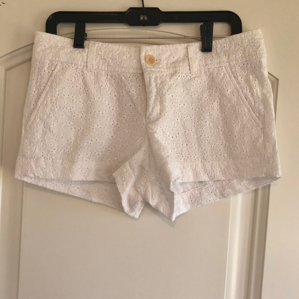 Lilly Pulitzer Shorts - White Eyelet